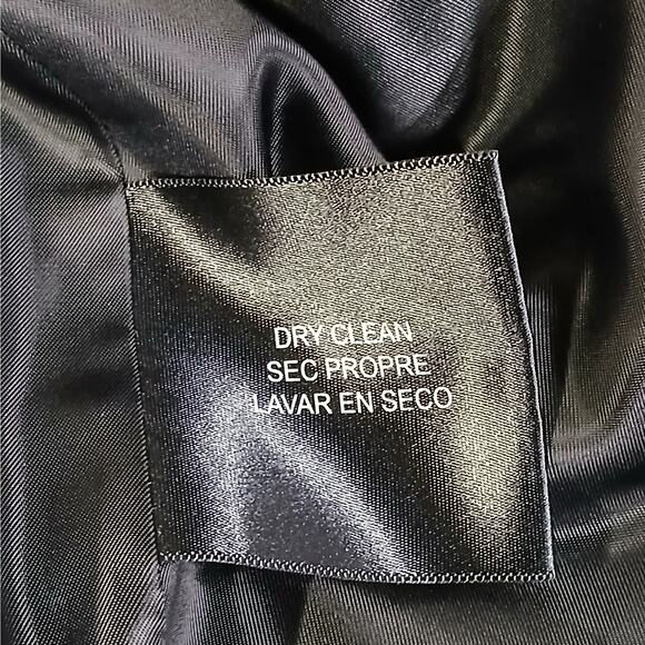 Michael Michael Kors Women's Peacoat Size Large Black Wool Blend Winter Coat - Picture 6 of 7